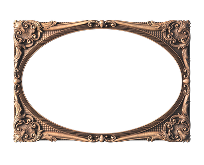 Rectangular frame, 3d models (stl)