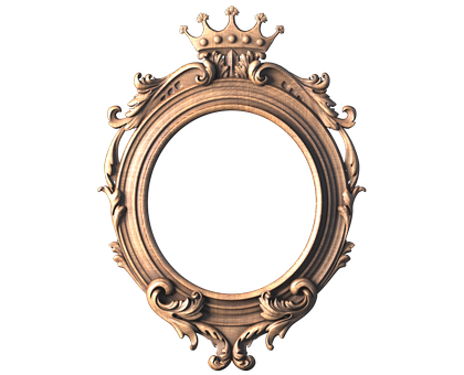 Round frame, 3d models (stl)