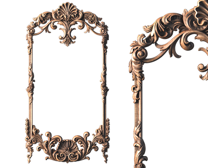 Rectangular frame, 3d models (stl)