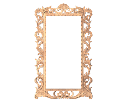 Rectangular frame, 3d models (stl)