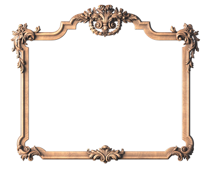 Rectangular frame, 3d models (stl)