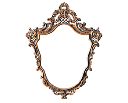 Oval frame, 3d models (stl)