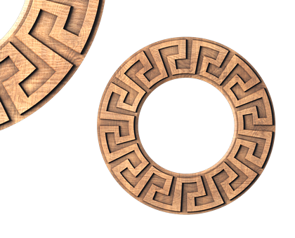 Round frame, 3d models (stl)