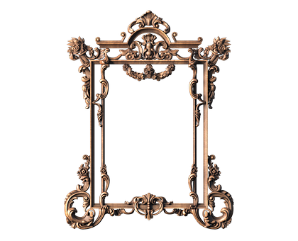 Rectangular frame, 3d models (stl)