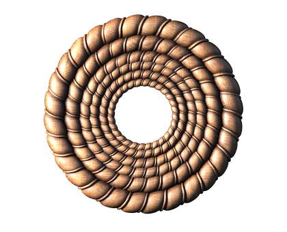 Round frame, 3d models (stl)