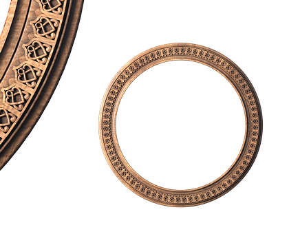 Round frame, 3d models (stl)