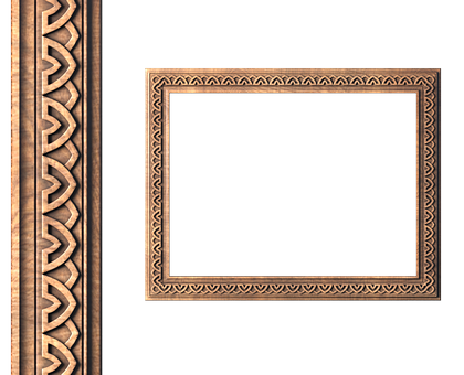 Rectangular frame, 3d models (stl)