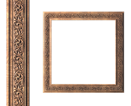 Square frame, 3d models (stl)