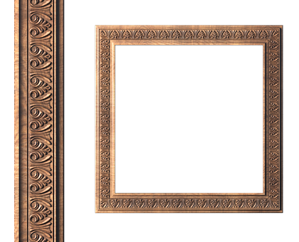 Square frame, 3d models (stl)