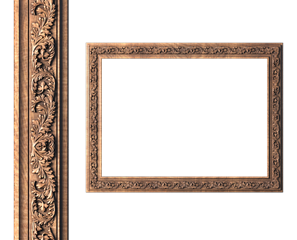 Rectangular frame, 3d models (stl)