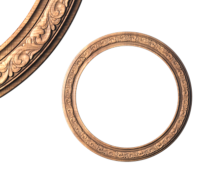 Round frame, 3d models (stl)