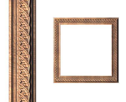 Square frame, 3d models (stl)