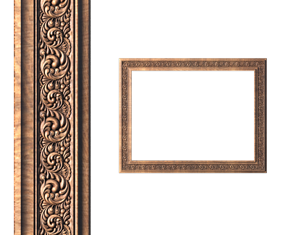 Rectangular frame, 3d models (stl)