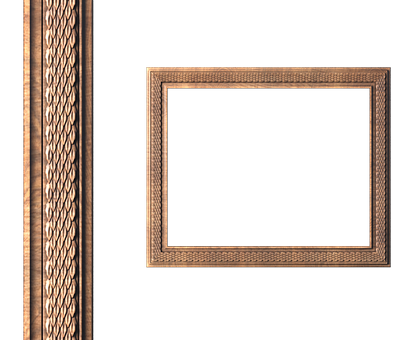 Rectangular frame, 3d models (stl)