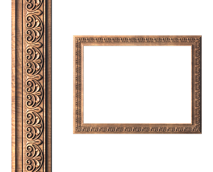 Rectangular frame, 3d models (stl)