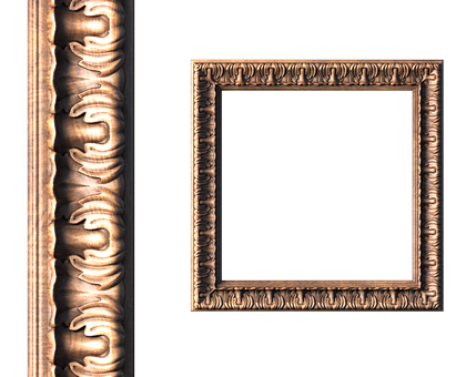 Square frame, 3d models (stl)