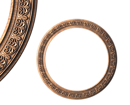 Round frame, 3d models (stl)