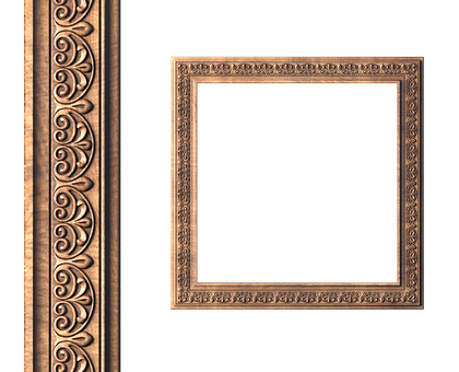 Square frame, 3d models (stl)