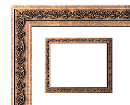 Rectangular frame, 3d models (stl)