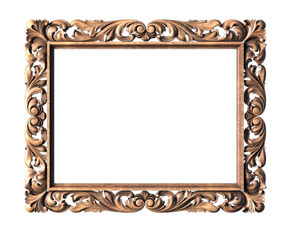 Rectangular frame, 3d models (stl)