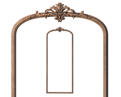 Rectangular frame, 3d models (stl)