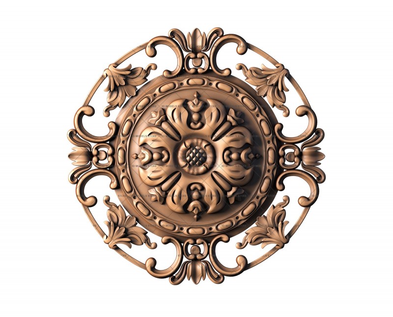 Rosette, 3d models (stl)