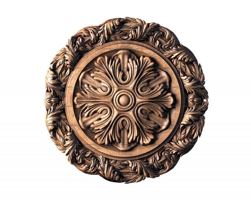 Rosette, 3d models (stl)
