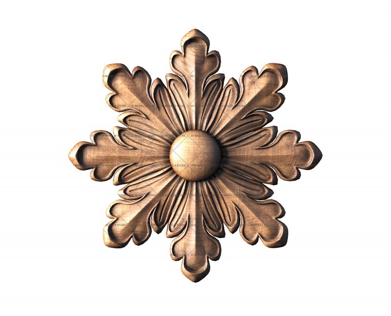 Rosette, 3d models (stl)
