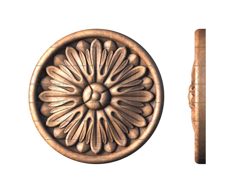 Rosette, 3d models (stl)