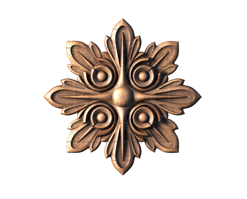 Rosettes, 3d models (stl)