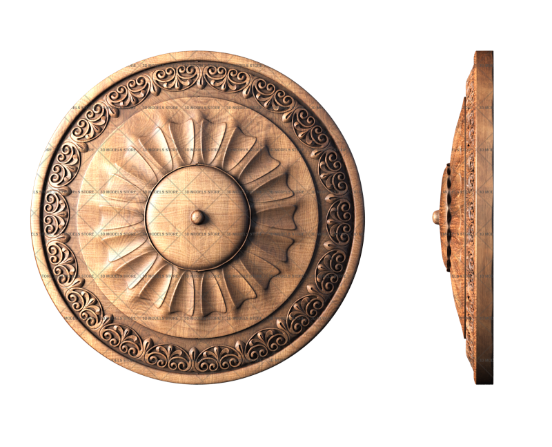 Rosette, 3d models (stl)