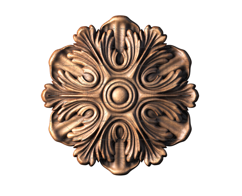 Rosette, 3d models (stl)