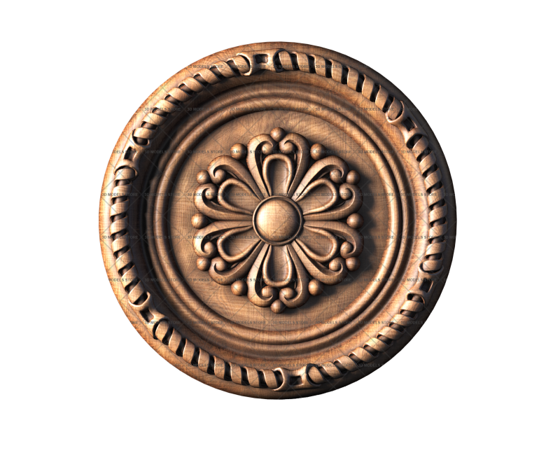 Rosettes, 3d models (stl)