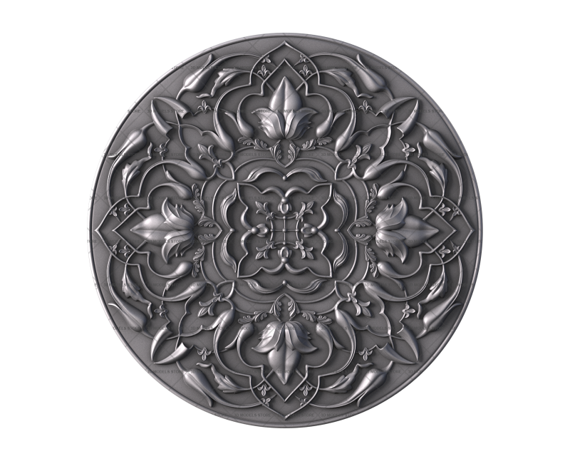 Rosette, 3d models (stl)