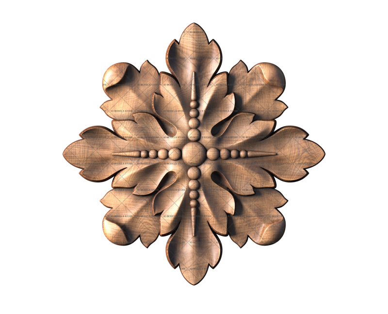 Rosette, 3d models (stl)