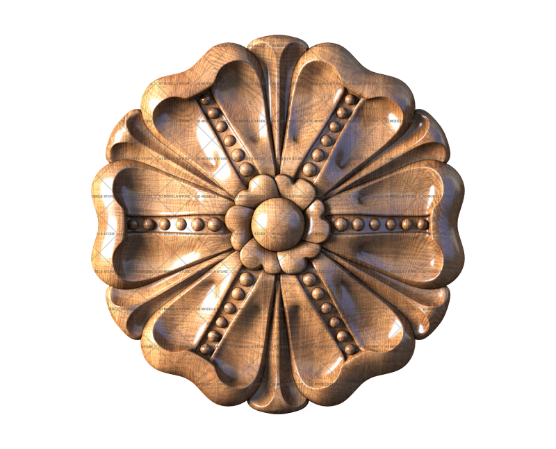 Rosette, 3d models (stl)