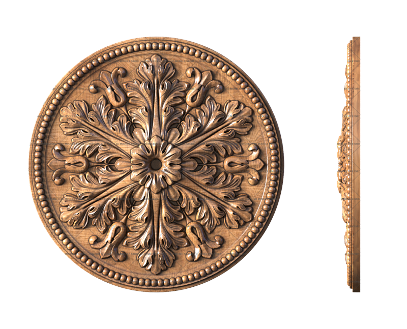 Rosette, 3d models (stl)