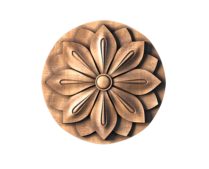 Rosettes, 3d models (stl)