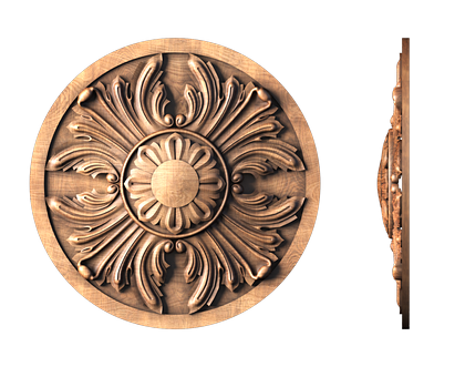 Rosette, 3d models (stl)