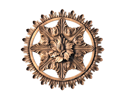 Rosette, 3d models (stl)