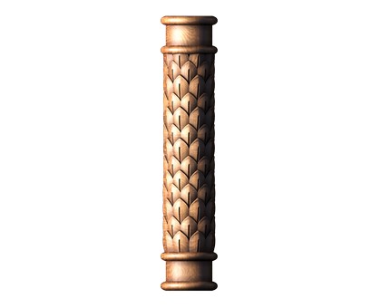 Pillar with leaves, 3d models (stl)