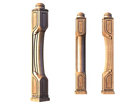 Pillar with an angel, 3d models (stl)