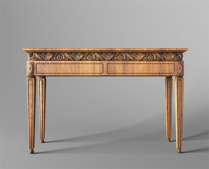 Carved console, 3d models (stl)