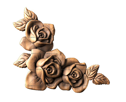 Flower the Rose, 3d models (stl)