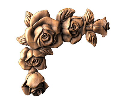 Flowers the Rose, 3d models (stl)