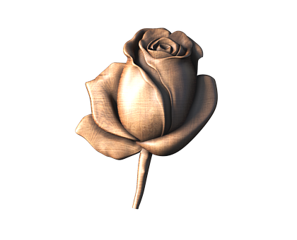 Rose flower, 3d models (stl)