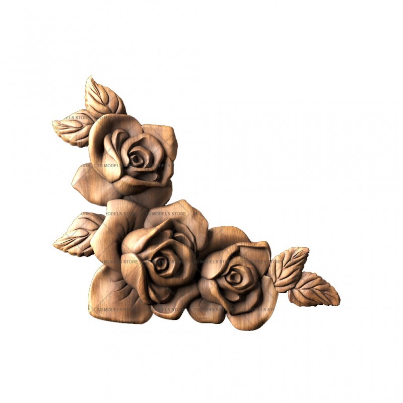 Flower the Rose, 3d models (stl)