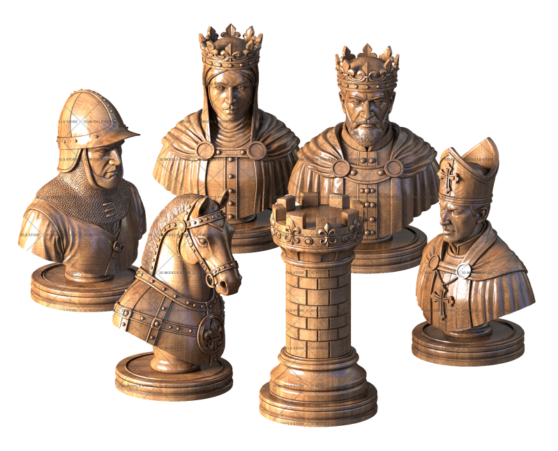 French Medieval, 3d models (stl)
