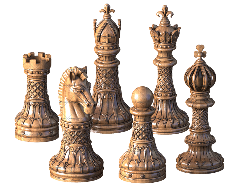 Chess Classic, 3d models (stl)
