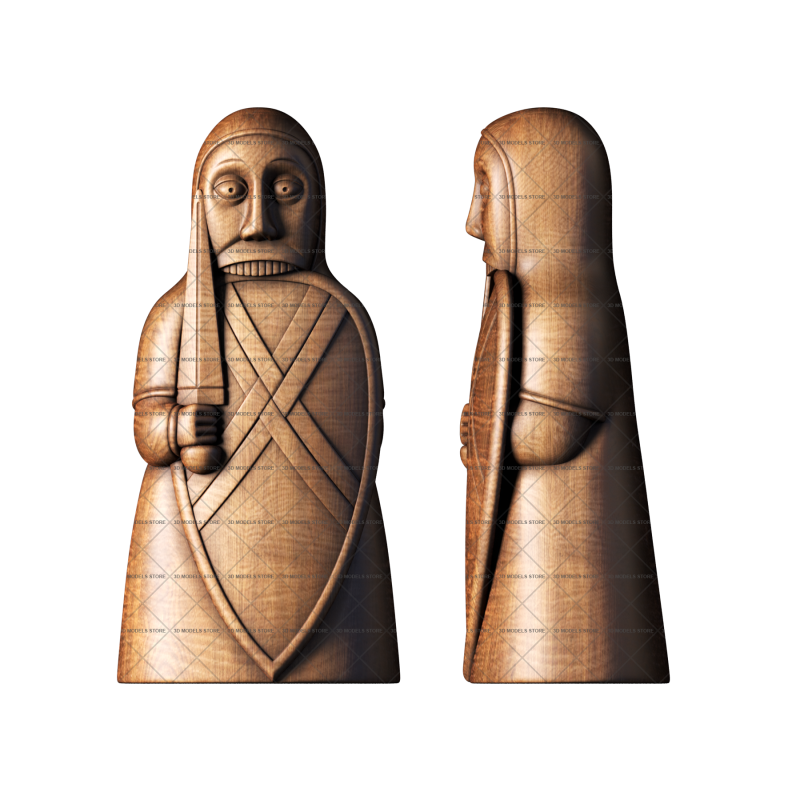 Rook - Isle of Lewis Chess, 3d models (stl)